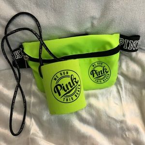 Pink VS Neon Fanny Pack- We Run This Beach